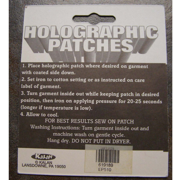 NEW Fun Holographic patches Choose ONE (1) - Picture 6 of 6